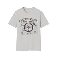 Load image into Gallery viewer, Jesus Took the Wheel T-Shirt