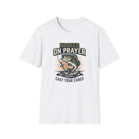 Load image into Gallery viewer, Hooked on Prayer - Cast Your Cares T-Shirt