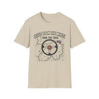 Load image into Gallery viewer, Jesus Took the Wheel T-Shirt