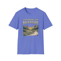 Load image into Gallery viewer, God Knows the Backroads T-Shirt