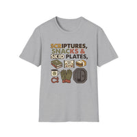 Load image into Gallery viewer, Scriptures Snacks Skid Plates T-Shirt