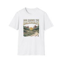 Load image into Gallery viewer, God Knows the Backroads T-Shirt