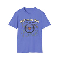 Load image into Gallery viewer, Jesus Took the Wheel T-Shirt