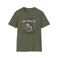 Load image into Gallery viewer, Hooked on Prayer - Cast Your Cares T-Shirt