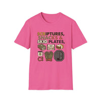 Load image into Gallery viewer, Scriptures Snacks Skid Plates T-Shirt