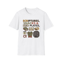Load image into Gallery viewer, Scriptures Snacks Skid Plates T-Shirt